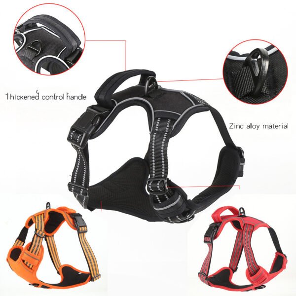 No-Pull Reflective Dog Harness - Adjustable Breathable Vest with Handle - Image 6
