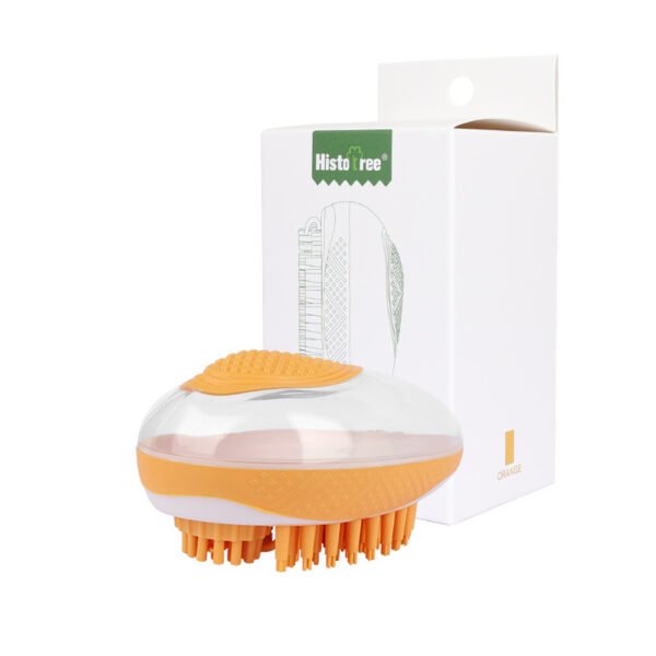 2-in-1 Pet Bath Brush – Silicone Massage & Hair Remover - Image 2