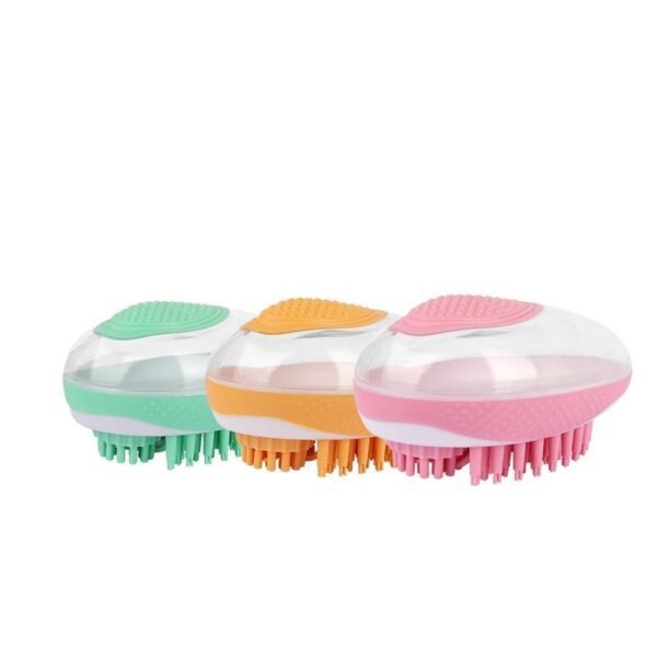 2-in-1 Pet Bath Brush – Silicone Massage & Hair Remover - Image 7