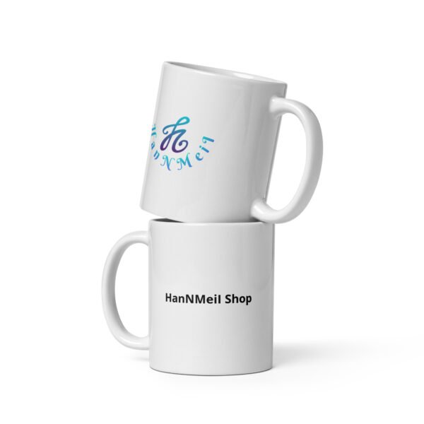 White glossy mug - Image 2