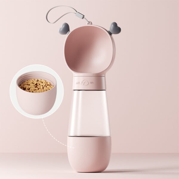 Portable Dog Water Bottle with Food Bowl – Leak-Proof Pet Travel Essentials for Dogs & Cats - Image 8