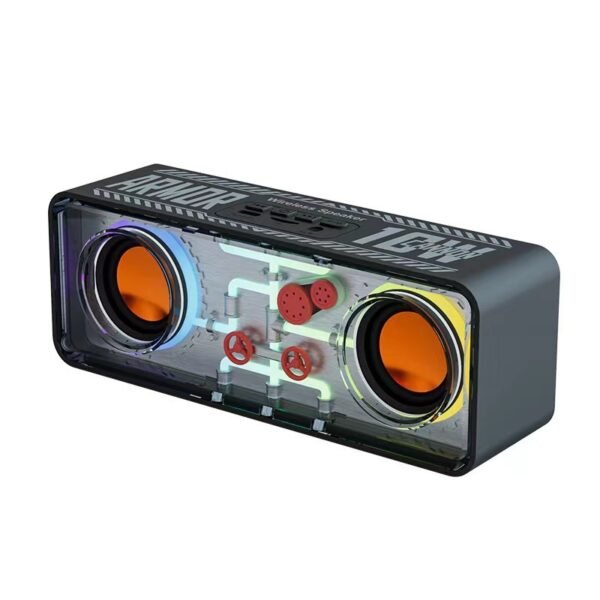 Transparent Dual Driver Bluetooth Speaker – 5W Stereo Sound, 10m Range - Image 7